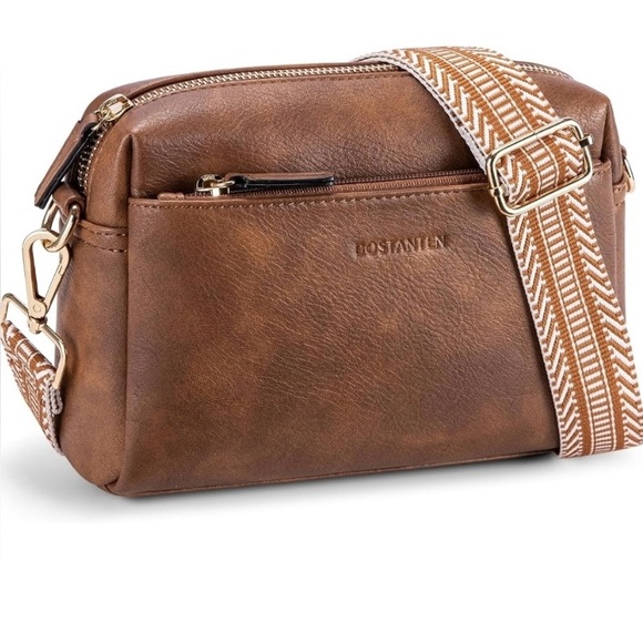 Bostanten Handbags - Bostanten Tan Crossbody Bag
